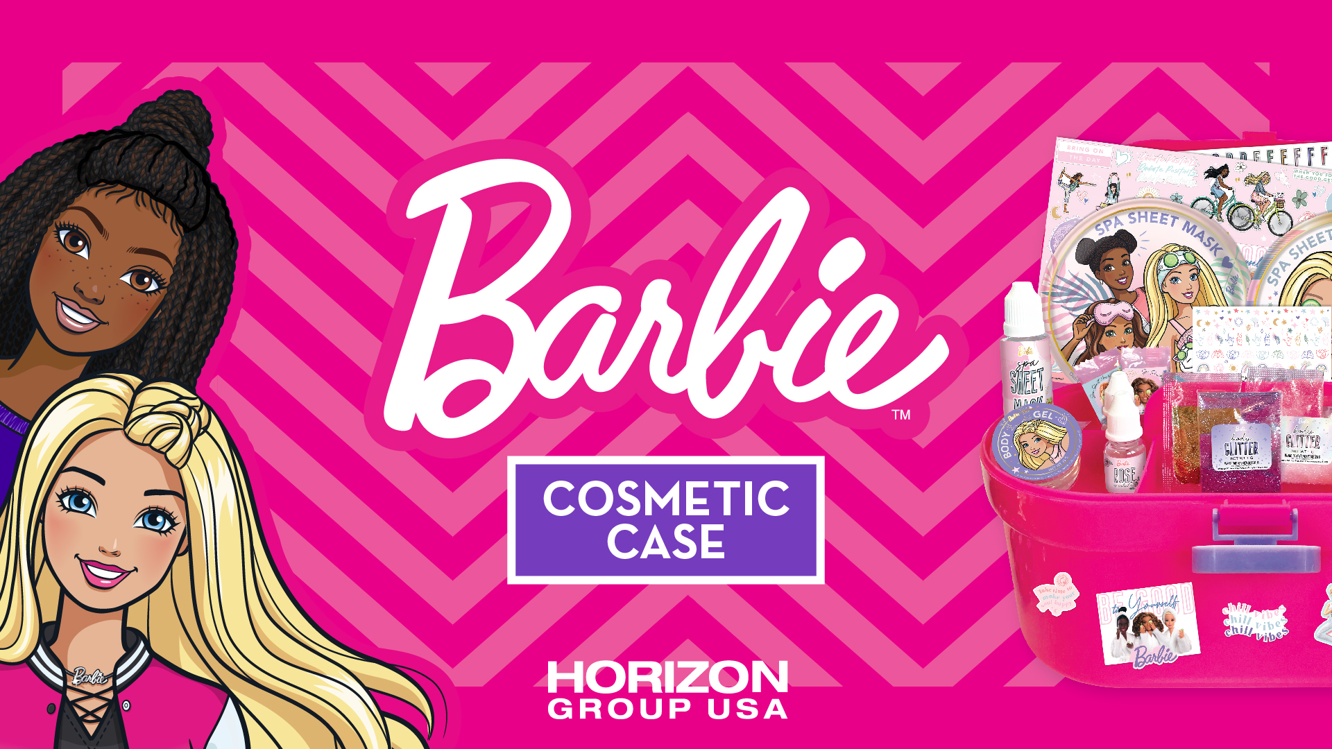 Amazon.com: Barbie Cosmetic Case by Horizon Group USA, DIY Beauty
